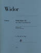 G. Henle Verlag - Suite op. 34 - Widor /Heinemann /Schilde - Flute/Piano - Book