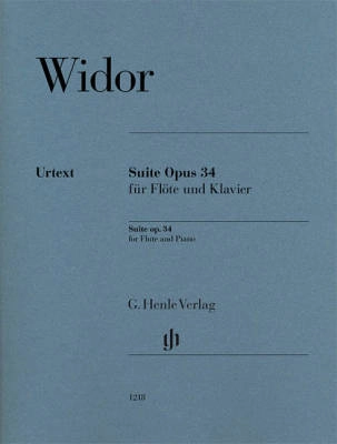 G. Henle Verlag - Suite op. 34 - Widor /Heinemann /Schilde - Flute/Piano - Book