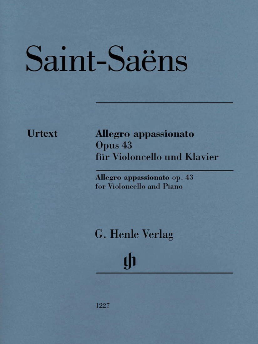 Allegro appassionato op. 43 - Saint-Saens /Jost /Geringas - Cello/Piano - Sheet Music