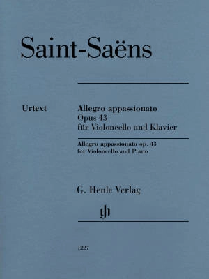 G. Henle Verlag - Allegro appassionato op. 43 - Saint-Saens /Jost /Geringas - Cello/Piano - Sheet Music