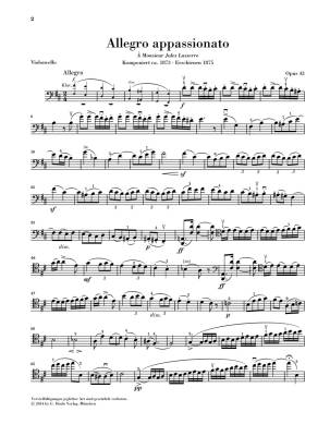 Allegro appassionato op. 43 - Saint-Saens /Jost /Geringas - Cello/Piano - Sheet Music