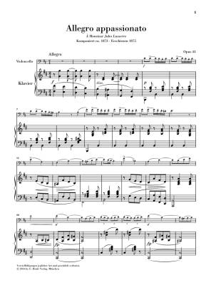Allegro appassionato op. 43 - Saint-Saens /Jost /Geringas - Cello/Piano - Sheet Music
