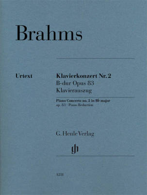 G. Henle Verlag - Piano Concerto no. 2 in B flat major op. 83 - Brahms/Behr/Vogt - Piano/Piano Reduction (2 Pianos, 4 Hands) - Book