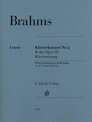 G. Henle Verlag - Piano Concerto no. 2 in B flat major op. 83 - Brahms/Behr/Vogt - Piano/Piano Reduction (2 Pianos, 4 Hands) - Book