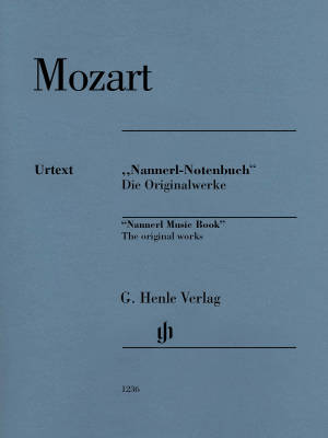 G. Henle Verlag - Piano Pieces from the Nannerl Music Book - Mozart/Scheideler - Piano - Book
