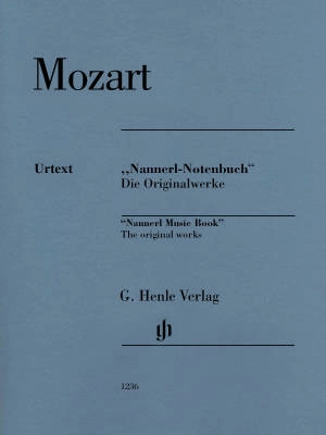 G. Henle Verlag - Piano Pieces from the Nannerl Music Book - Mozart/Scheideler - Piano - Book