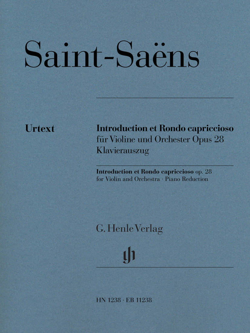 Introduction et Rondo capriccioso op. 28 - Saint-Saens /Jost /Hadelich - Violin/Piano Reduction - Sheet Music