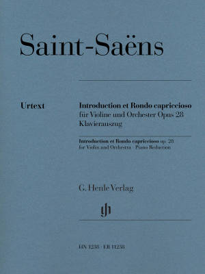 G. Henle Verlag - Introduction et Rondo capriccioso op. 28 - Saint-Saens /Jost /Hadelich - Violin/Piano Reduction - Sheet Music