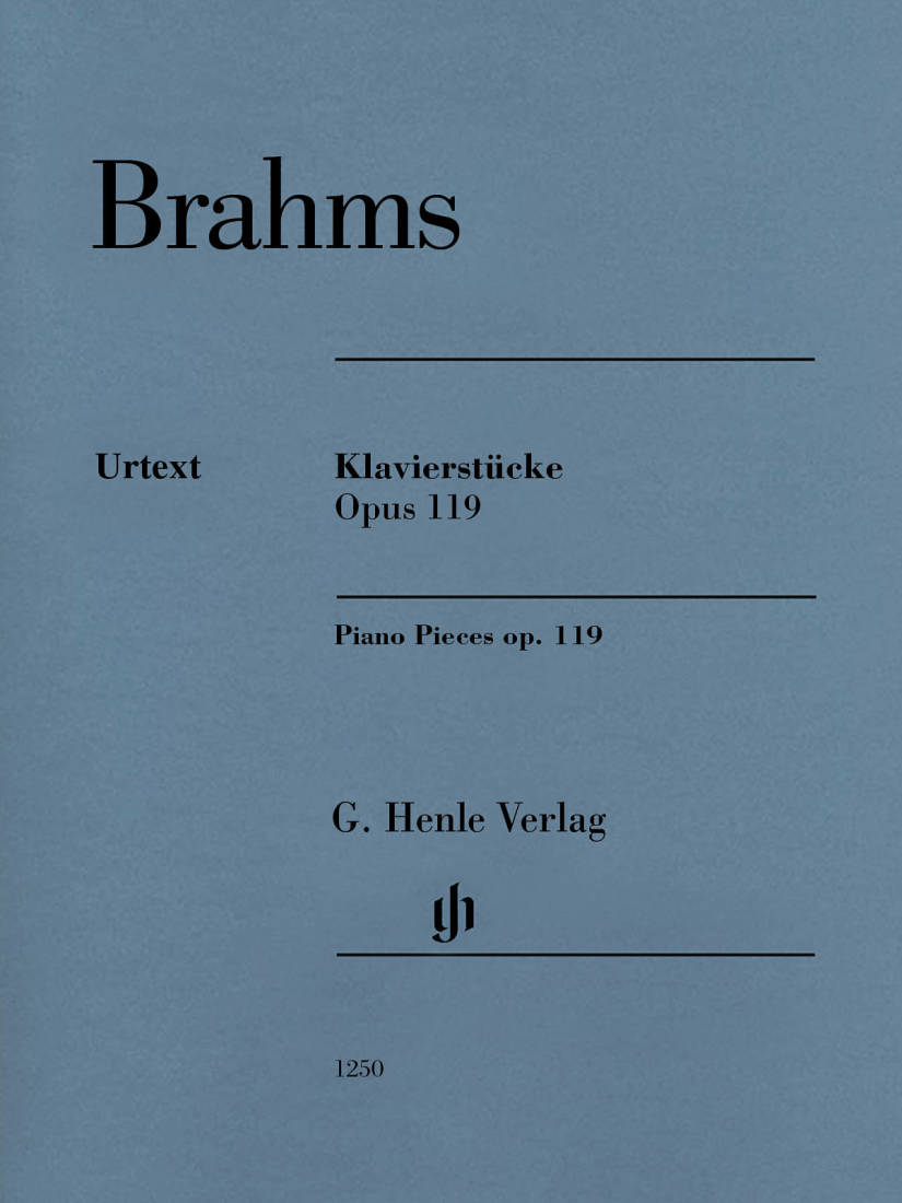Piano Pieces op. 119 - Brahms/Eich/Boyde - Piano - Book