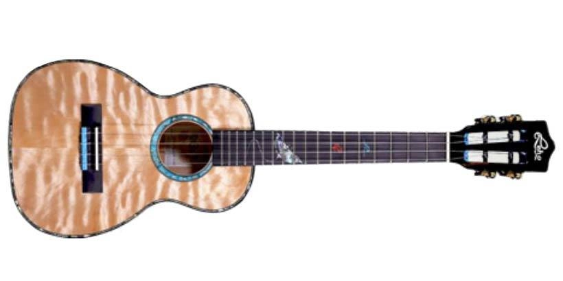 Tenor Ukulele, Solid Quilted Maple with Bag