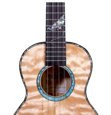 Tenor Ukulele, Solid Quilted Maple with Bag