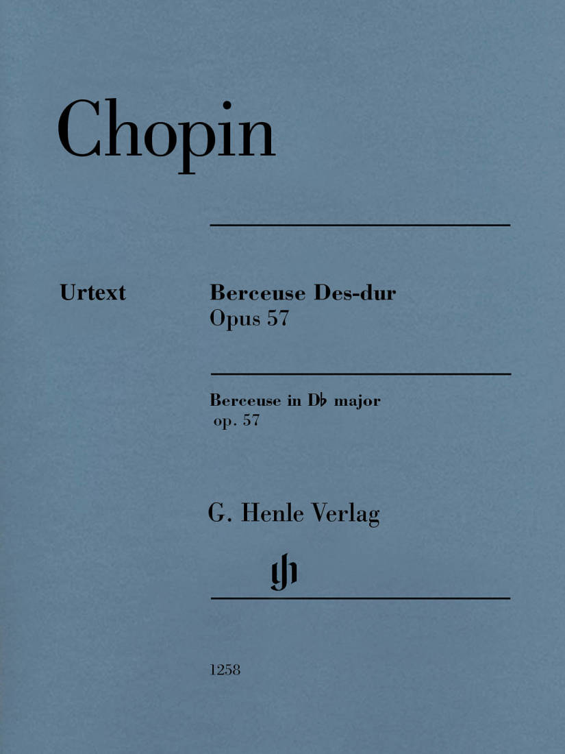 Berceuse D flat major op. 57 - Chopin /Mullemann /Theopold - Piano - Sheet Music