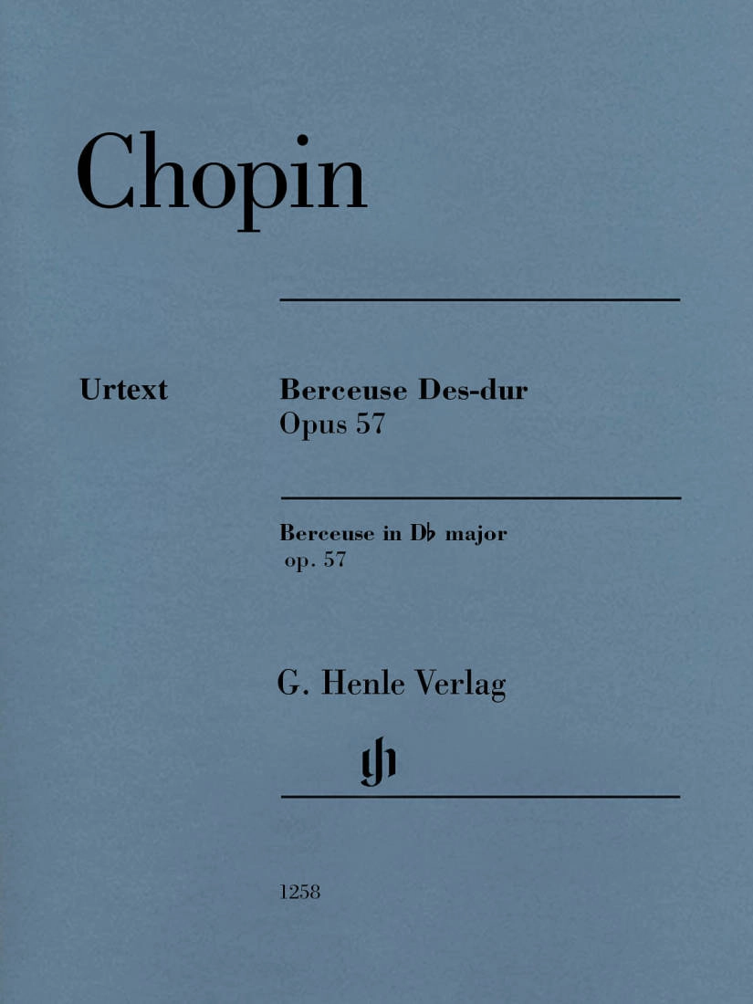 Berceuse D flat major op. 57 - Chopin /Mullemann /Theopold - Piano - Sheet Music