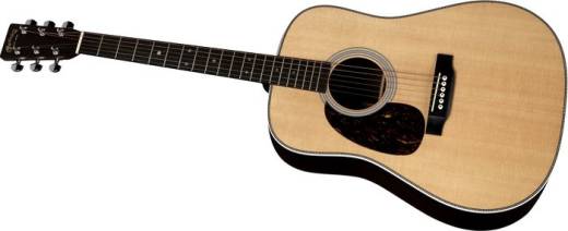 HD-28 Herringbone Dreadnought Acoustic Guitar w/ Case - Left