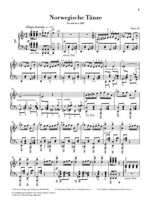 Norwegian Dances op. 35 - Grieg /Heinemann /Steen-Nokleberg - Piano - Book