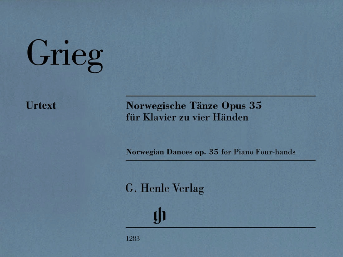 Norwegian Dances op. 35 - Grieg /Heinemann /Steen-Nokleberg - Piano Duet (1 Piano, 4 Hands) - Book