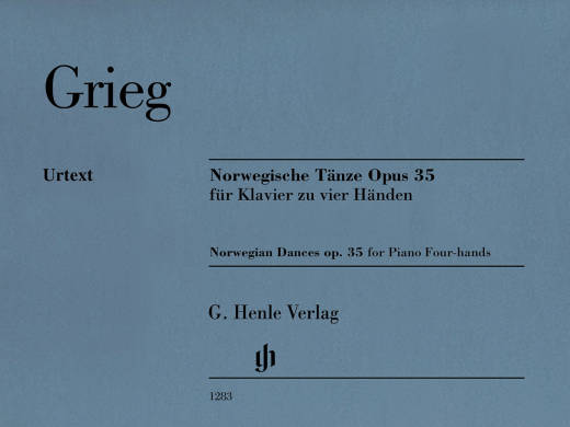 G. Henle Verlag - Norwegian Dances op. 35 - Grieg /Heinemann /Steen-Nokleberg - Piano Duet (1 Piano, 4 Hands) - Book