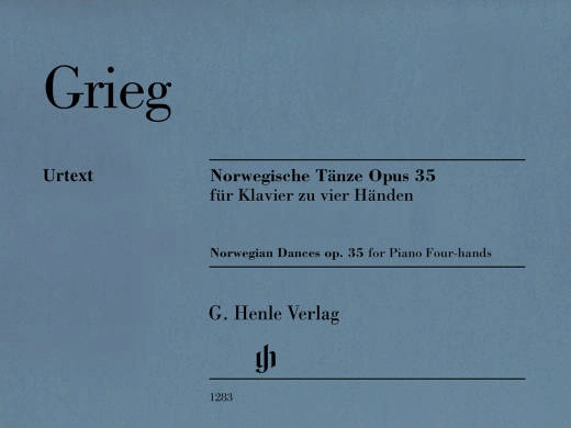 G. Henle Verlag - Norwegian Dances op. 35 - Grieg /Heinemann /Steen-Nokleberg - Piano Duet (1 Piano, 4 Hands) - Book