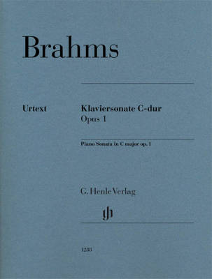 G. Henle Verlag - Piano Sonata C major op. 1 - Brahms/Eich/Boyde - Piano - Sheet Music