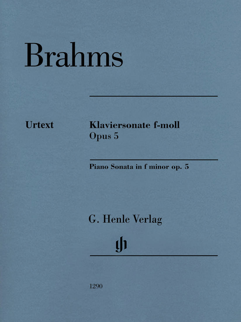 Piano Sonata f minor op. 5 - Brahms/Eich/Boyde - Piano - Sheet Music