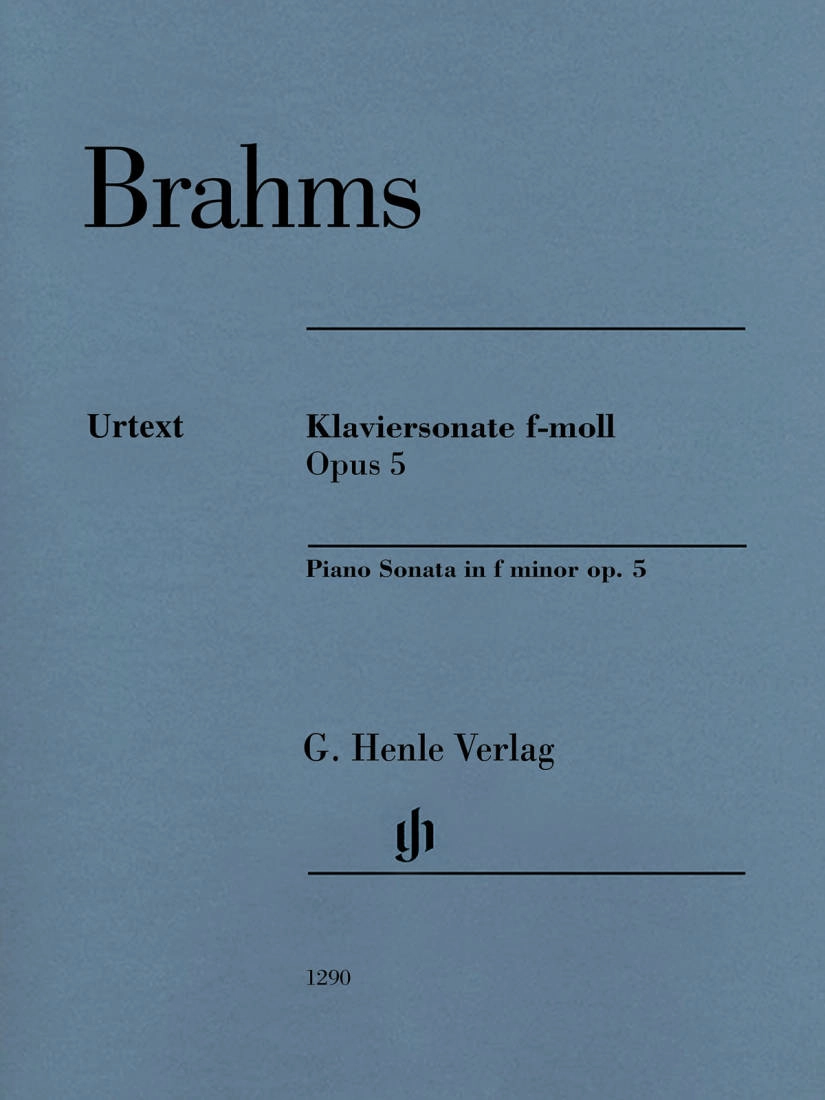 Piano Sonata f minor op. 5 - Brahms/Eich/Boyde - Piano - Sheet Music