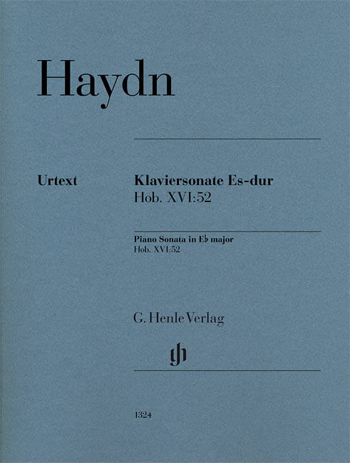 Piano Sonata E flat major Hob. XVI:52 - Haydn/Feder/Theopold - Piano - Sheet Music