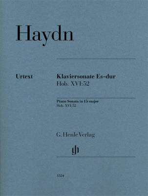 G. Henle Verlag - Piano Sonata E flat major Hob. XVI:52 - Haydn/Feder/Theopold - Piano - Sheet Music