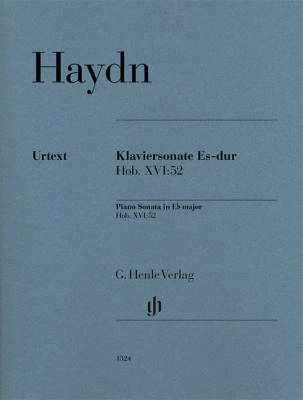 G. Henle Verlag - Piano Sonata E flat major Hob. XVI:52 - Haydn/Feder/Theopold - Piano - Sheet Music