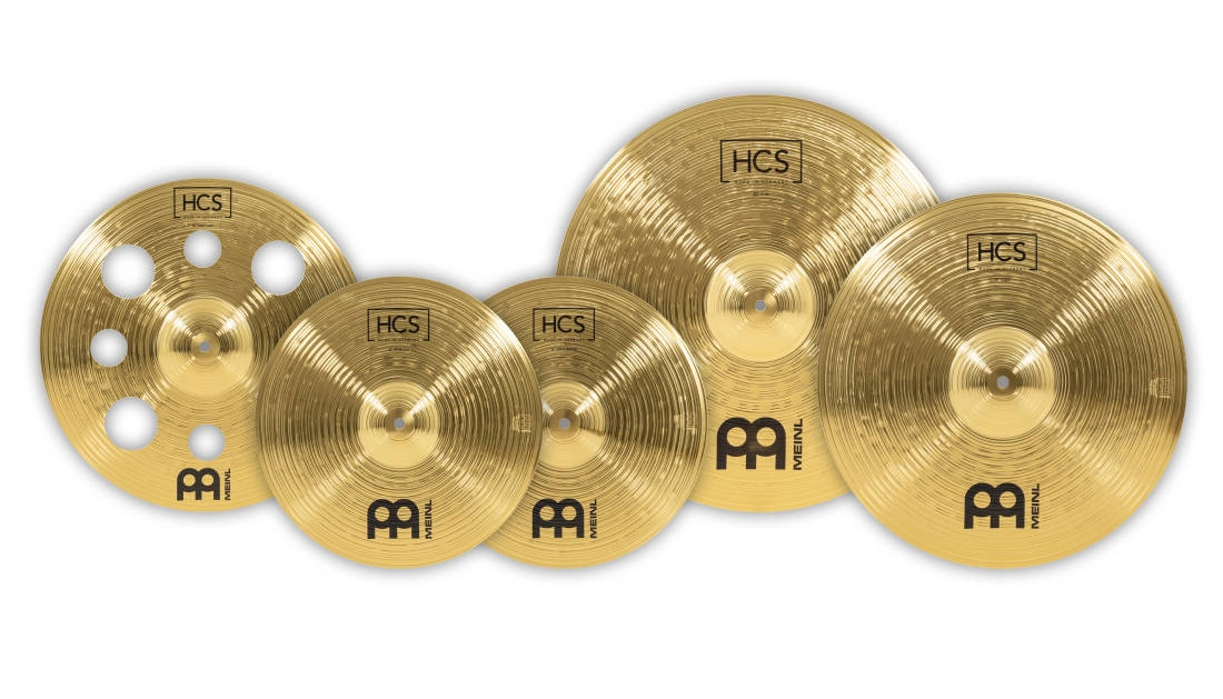 HCS Expanded Cymbal Set - 14\'\' HiHats, 16\'\' Trash Crash, 18\'\' Crash, 20\'\' Ride