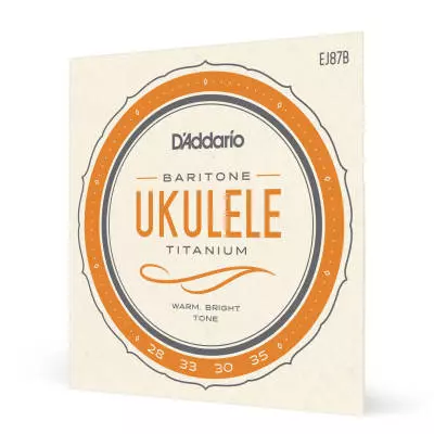 DAddario - EJ87B - Baritone Ukulele Titanium String Set