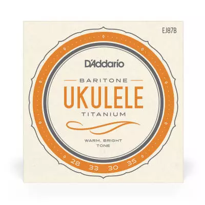 EJ87B - Baritone Ukulele Titanium String Set