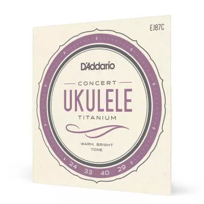 DAddario - EJ87C - Concert Ukulele Titanium String Set