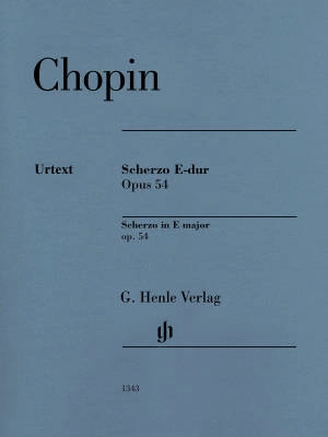 G. Henle Verlag - Scherzo E major op. 54 - Chopin /Mullemann /Theopold - Piano - Sheet Music