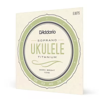 DAddario - EJ87S - Soprano Ukulele Titanium String Set