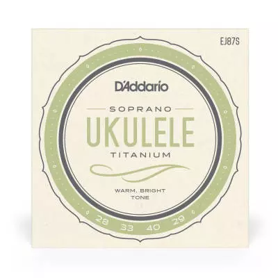 EJ87S - Soprano Ukulele Titanium String Set