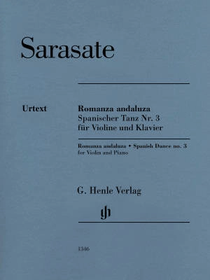 G. Henle Verlag - Romanza andaluza (Spanish Dance no. 3) op. 22 no. 1 - Sarasate/Jost/Turban - Violin/Piano - Sheet Music