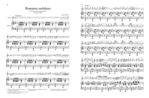 Romanza andaluza (Spanish Dance no. 3) op. 22 no. 1 - Sarasate/Jost/Turban - Violin/Piano - Sheet Music