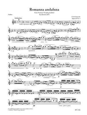 Romanza andaluza (Spanish Dance no. 3) op. 22 no. 1 - Sarasate/Jost/Turban - Violin/Piano - Sheet Music