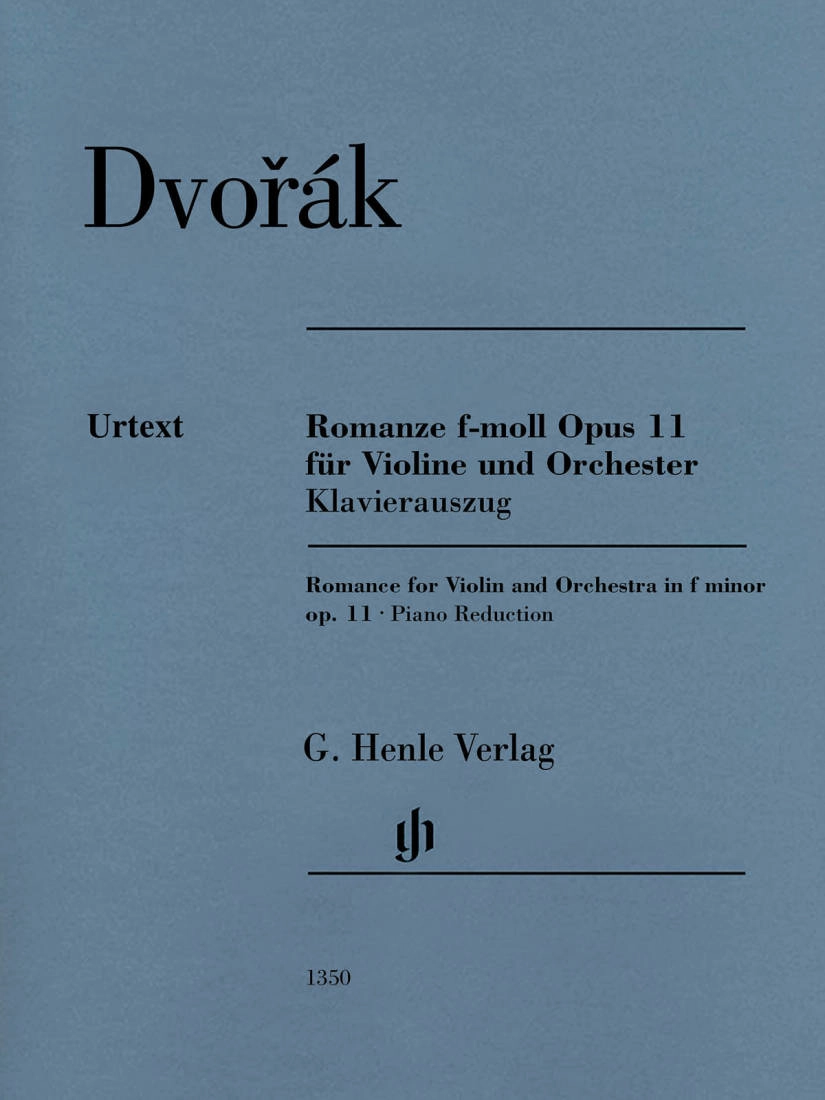 Romance f minor op. 11 - Dvorak /Kordt-Dauner /Weithaas - Violin/Piano - Sheet Music