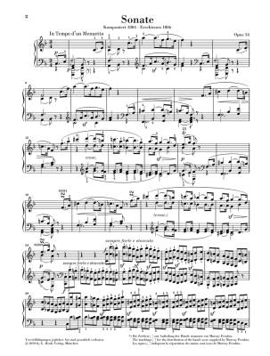 Piano Sonata no. 22 F major op. 54 - Beethoven /Gertsch /Perahia - Piano - Book