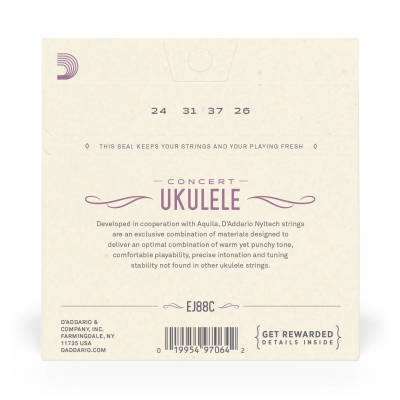 EJ88C - Concert Ukulele Nyltech String Set