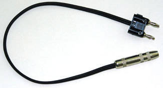 Standard Series Speaker Cable with Banana Plug - 1 foot