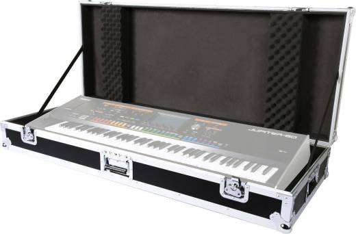 RRC-76W Road Case with Wheels for 76-Note Keyboard