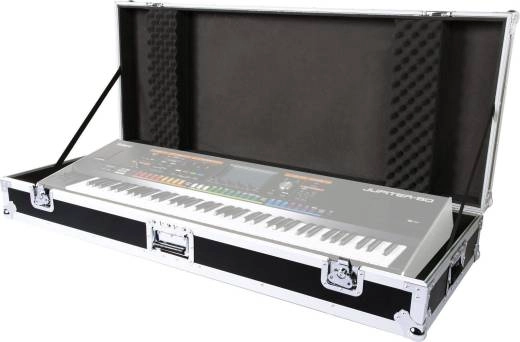 RRC-76W Road Case with Wheels for 76-Note Keyboard