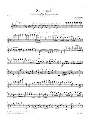 Zapateado, Spanish Dance no. 6 - Sarasate/Jost/Turban - Violin/Piano - Sheet Music