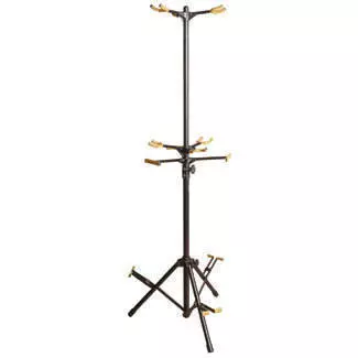 Dual Level Triple Guitar Stand Hanging Style - Holds 6