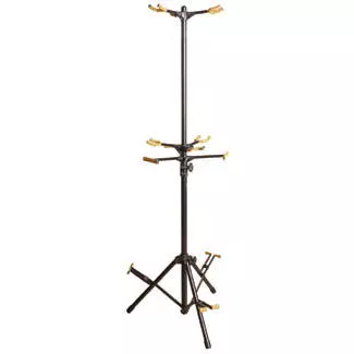 Dual Level Triple Guitar Stand Hanging Style - Holds 6