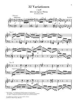 32 Variations c minor WoO 80 - Beethoven /Loy /Fountain - Piano - Book
