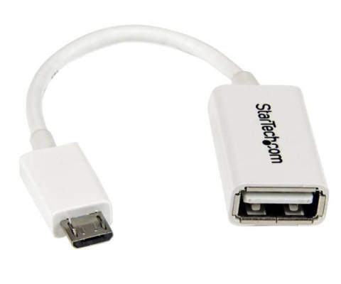 StarTech - Micro USB to USB OTG Host Adapter Cable (M/F) - 5