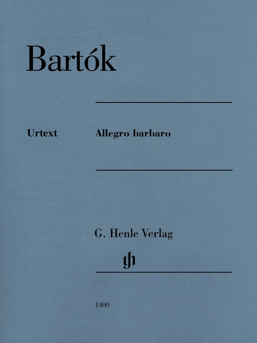 Allegro barbaro - Bartok/Somfai - Piano - Sheet Music